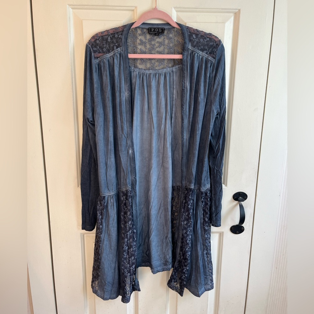 🌸POL Lace Duster Cardigan🌸 - Picture 2 of 14